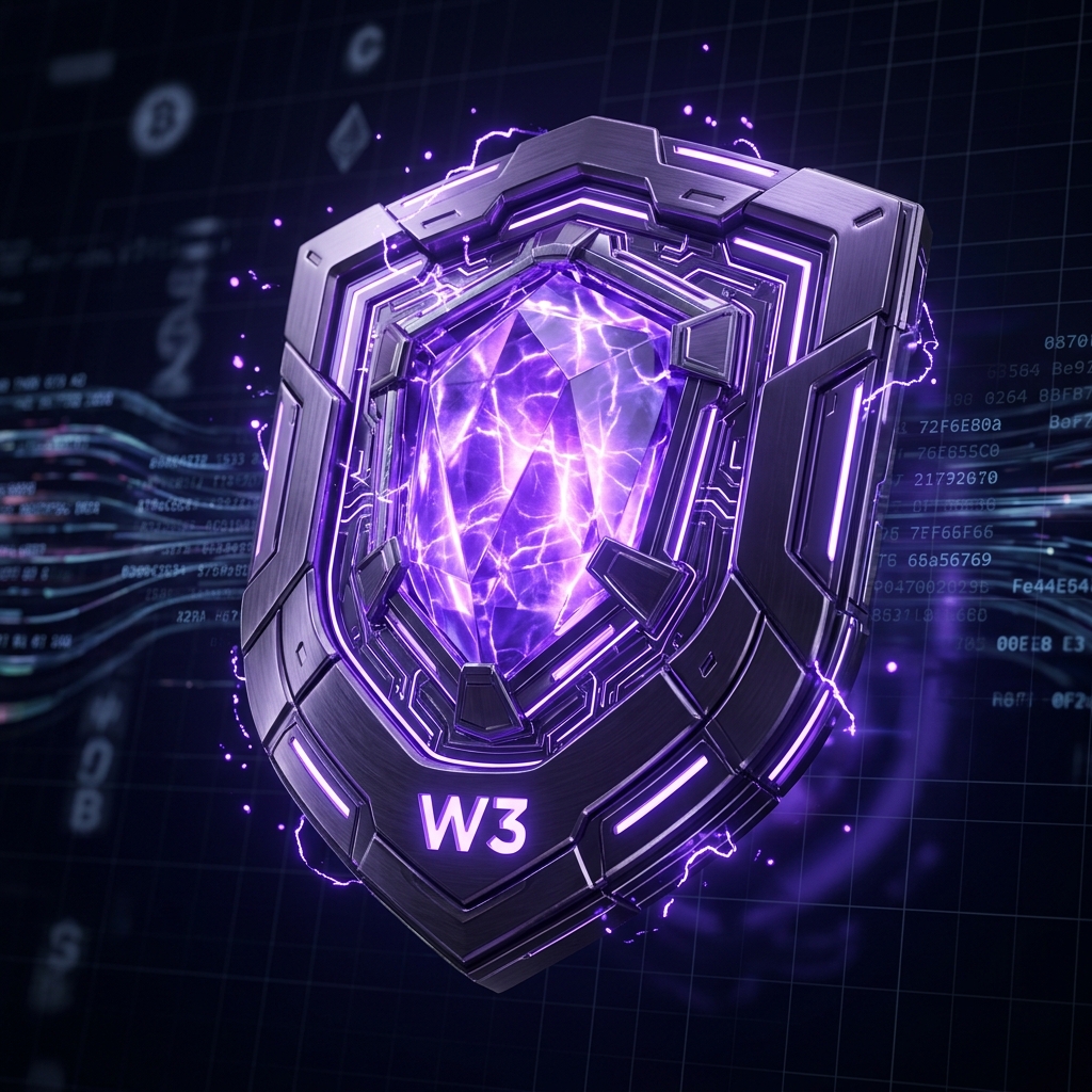 Silver Shield 3D Icon