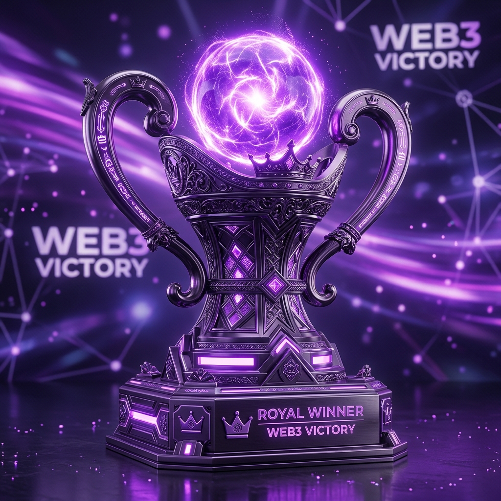 Royal Trophy 3D Icon